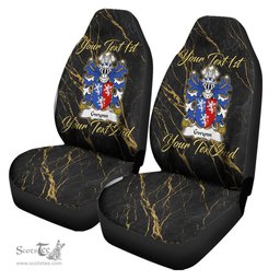 ScotsTee Shop Wales Gwynn of Glamorganshire Coat of Arms Family Crest Welsh Car Seat Covers