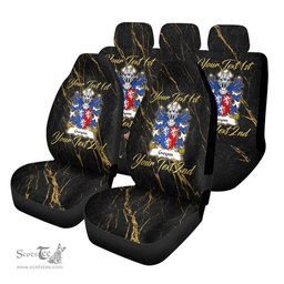ScotsTee Shop Wales Gwynn of Glamorganshire Coat of Arms Family Crest Welsh Car Seat Covers