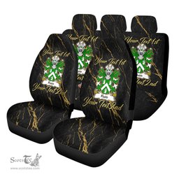 ScotsTee Shop Wales Fludd Thomas of Kent family of Welsh origin Coat of Arms Family Crest Welsh Car Seat Covers