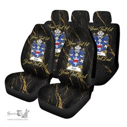 ScotsTee Shop Wales Crew of Holt Denbighshire Coat of Arms Family Crest Welsh Car Seat Covers