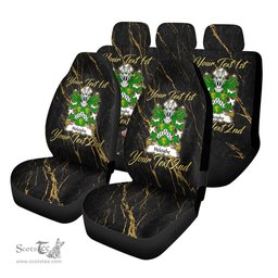 ScotsTee Shop Wales Heleighe Helegh Heley of Flint Coat of Arms Family Crest Welsh Car Seat Covers