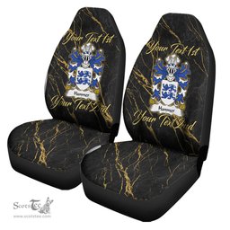 ScotsTee Shop Wales Hanmer of Hanmer Flint Coat of Arms Family Crest Welsh Car Seat Covers