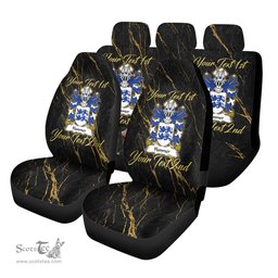 ScotsTee Shop Wales Hanmer of Hanmer Flint Coat of Arms Family Crest Welsh Car Seat Covers