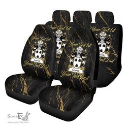 ScotsTee Shop Wales Cowryd AP CADFAN Coat of Arms Family Crest Welsh Car Seat Covers