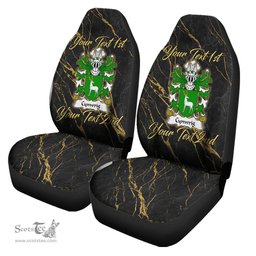ScotsTee Shop Wales Cynwrig FYCHAN or CWNWS DDU Coat of Arms Family Crest Welsh Car Seat Covers
