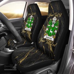 ScotsTee Shop Wales Cynwrig FYCHAN or CWNWS DDU Coat of Arms Family Crest Welsh Car Seat Covers