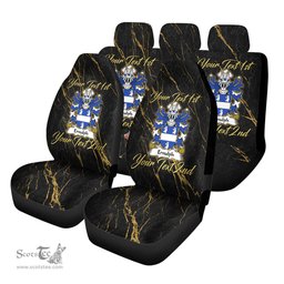 ScotsTee Shop Wales Ernulph of Brynbuga Monmouthshire Coat of Arms Family Crest Welsh Car Seat Covers