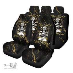 ScotsTee Shop Wales Cooke Sir Walter through marriage Coat of Arms Family Crest Welsh Car Seat Covers