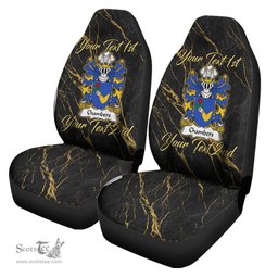 ScotsTee Shop Wales Chambers of Denbighshire Coat of Arms Family Crest Welsh Car Seat Covers