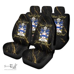 ScotsTee Shop Wales Fletcher of Treborth Caernarfonshire Coat of Arms Family Crest Welsh Car Seat Covers