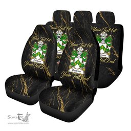 ScotsTee Shop Wales Cherleton or Charlton Lords of Powys Coat of Arms Family Crest Welsh Car Seat Covers