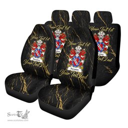 ScotsTee Shop Wales Hampton mayor of Beaumaris Anglesey Coat of Arms Family Crest Welsh Car Seat Covers