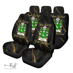 ScotsTee Shop Wales Coetmor of Llanllechid Caernarfonshire Coat of Arms Family Crest Welsh Car Seat Covers