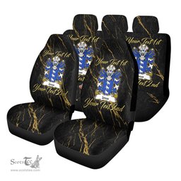 ScotsTee Shop Wales Jonas AP GRONWY Coat of Arms Family Crest Welsh Car Seat Covers