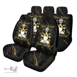 ScotsTee Shop Wales Hoord Daughter m. Gruffudd Kynaston Coat of Arms Family Crest Welsh Car Seat Covers