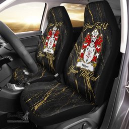 ScotsTee Shop Wales Hilton of Denbighshire Coat of Arms Family Crest Welsh Car Seat Covers