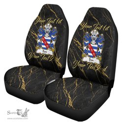 ScotsTee Shop Wales Don or Donne of Utkington Cheshire Coat of Arms Family Crest Welsh Car Seat Covers