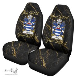 ScotsTee Shop Wales Grey of Ruthin lords of Dyffryn Clwyd Coat of Arms Family Crest Welsh Car Seat Covers