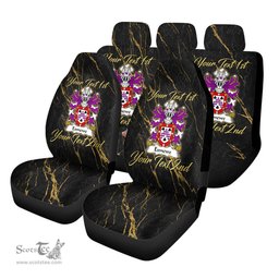 ScotsTee Shop Wales Exmewe of Ruthin Denbighshire Coat of Arms Family Crest Welsh Car Seat Covers