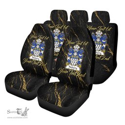 ScotsTee Shop Wales Fitzharry of Wales Coat of Arms Family Crest Welsh Car Seat Covers