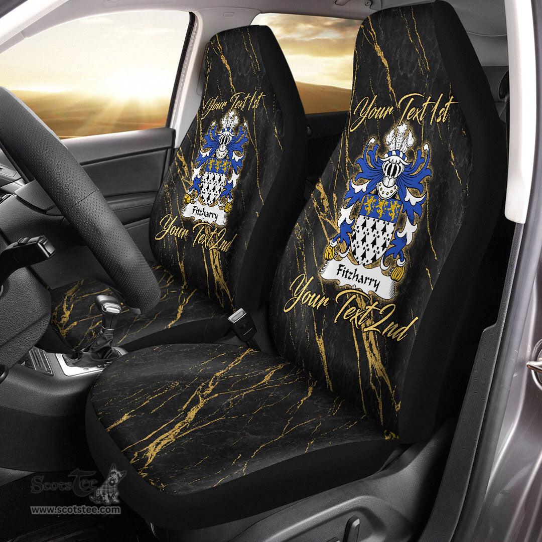 ScotsTee Shop Wales Fitzharry of Wales Coat of Arms Family Crest Welsh Car Seat Covers