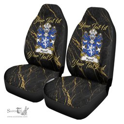 ScotsTee Shop Wales Hywel AP GRUFFUDD GOCH Coat of Arms Family Crest Welsh Car Seat Covers