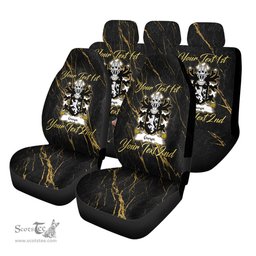 ScotsTee Shop Wales Gwyn AP GWAITHFOED of Castell gwyn Coat of Arms Family Crest Welsh Car Seat Covers