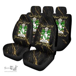 ScotsTee Shop Wales Myddleton of Gwenynog Denbighshire Coat of Arms Family Crest Welsh Car Seat Covers