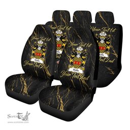 ScotsTee Shop Wales Wallis of Llan arth Monmouthshire Coat of Arms Family Crest Welsh Car Seat Covers