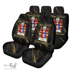 ScotsTee Shop Wales Winston of Trewyn Monmouthshire Coat of Arms Family Crest Welsh Car Seat Covers
