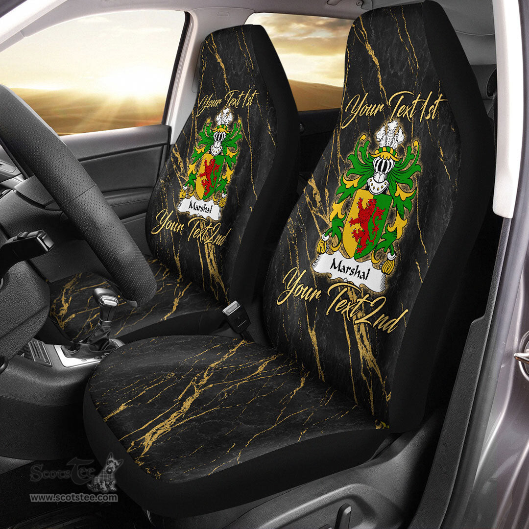 ScotsTee Shop Wales Marshal Earls of Pembrokeshire Coat of Arms Family Crest Welsh Car Seat Covers