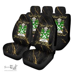 ScotsTee Shop Wales Vaughan of Cardiganshire Coat of Arms Family Crest Welsh Car Seat Covers