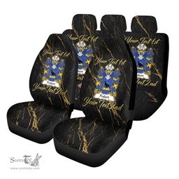 ScotsTee Shop Wales Probert of Pant glas Tryleg Monmouthshire Coat of Arms Family Crest Welsh Car Seat Covers
