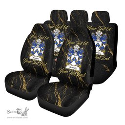 ScotsTee Shop Wales Newton alias Cradock Coat of Arms Family Crest Welsh Car Seat Covers