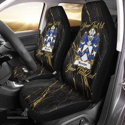 ScotsTee Shop Wales Newton alias Cradock Coat of Arms Family Crest Welsh Car Seat Covers