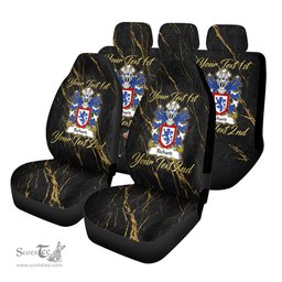 ScotsTee Shop Wales Richard IARLL KLAR Earl of Clare Coat of Arms Family Crest Welsh Car Seat Covers