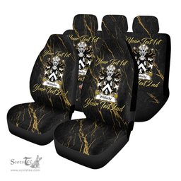 ScotsTee Shop Wales Widlocke or Whitlock Wydlock Pembrokeshire Coat of Arms Family Crest Welsh Car Seat Covers