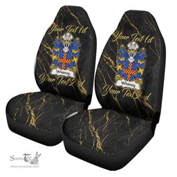 ScotsTee Shop Wales Whitney of Herefordshire Coat of Arms Family Crest Welsh Car Seat Covers