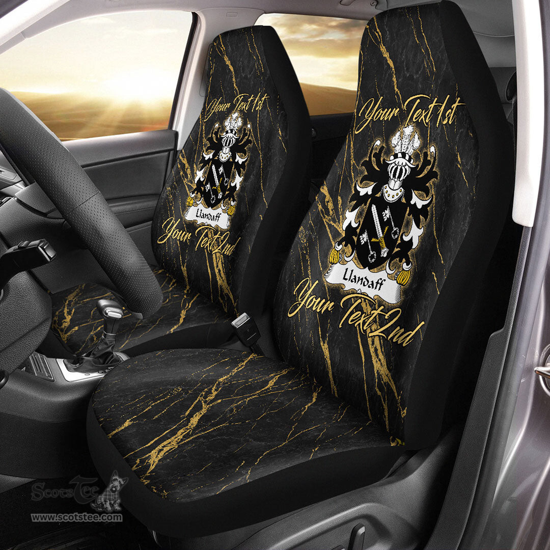 ScotsTee Shop Wales Llandaff Diocese of Cardiff Coat of Arms Family Crest Welsh Car Seat Covers