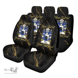 ScotsTee Shop Wales Talley Chancellor of St. Davids Coat of Arms Family Crest Welsh Car Seat Covers