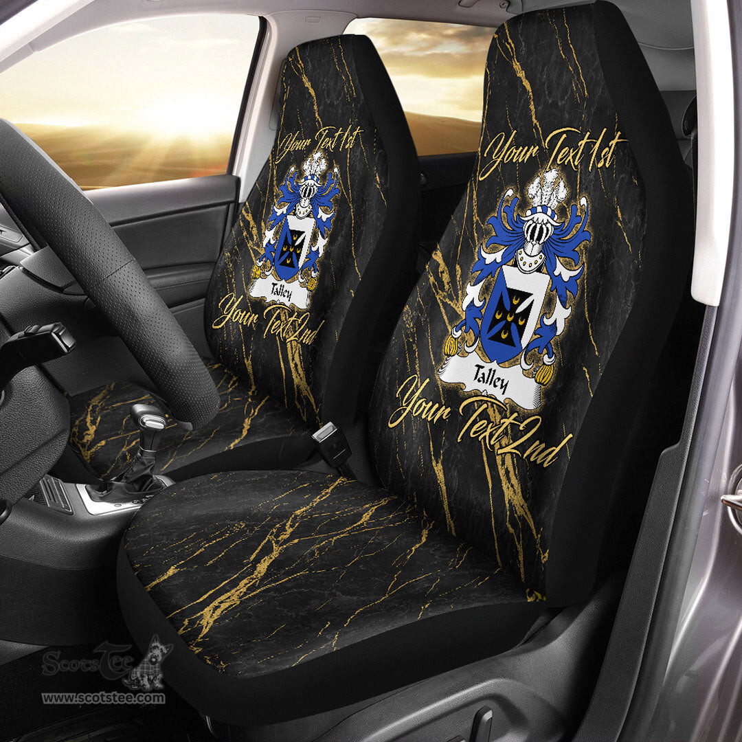 ScotsTee Shop Wales Talley Chancellor of St. Davids Coat of Arms Family Crest Welsh Car Seat Covers