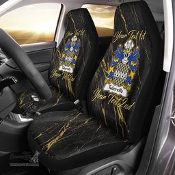 ScotsTee Shop Wales Tuberville of Coetry Glamorgan Coat of Arms Family Crest Welsh Car Seat Covers