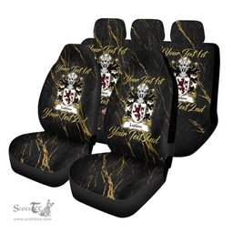 ScotsTee Shop Wales Ludlow of Shropshire Coat of Arms Family Crest Welsh Car Seat Covers