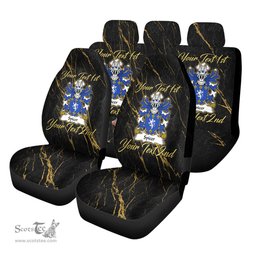 ScotsTee Shop Wales Spicer of Caernarfonshire Coat of Arms Family Crest Welsh Car Seat Covers
