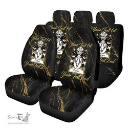 ScotsTee Shop Wales Parker of Llanllywed Monmouthshire Coat of Arms Family Crest Welsh Car Seat Covers