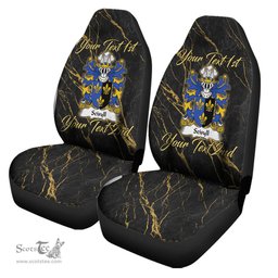 ScotsTee Shop Wales Seisyll AP DYFNWAL Coat of Arms Family Crest Welsh Car Seat Covers