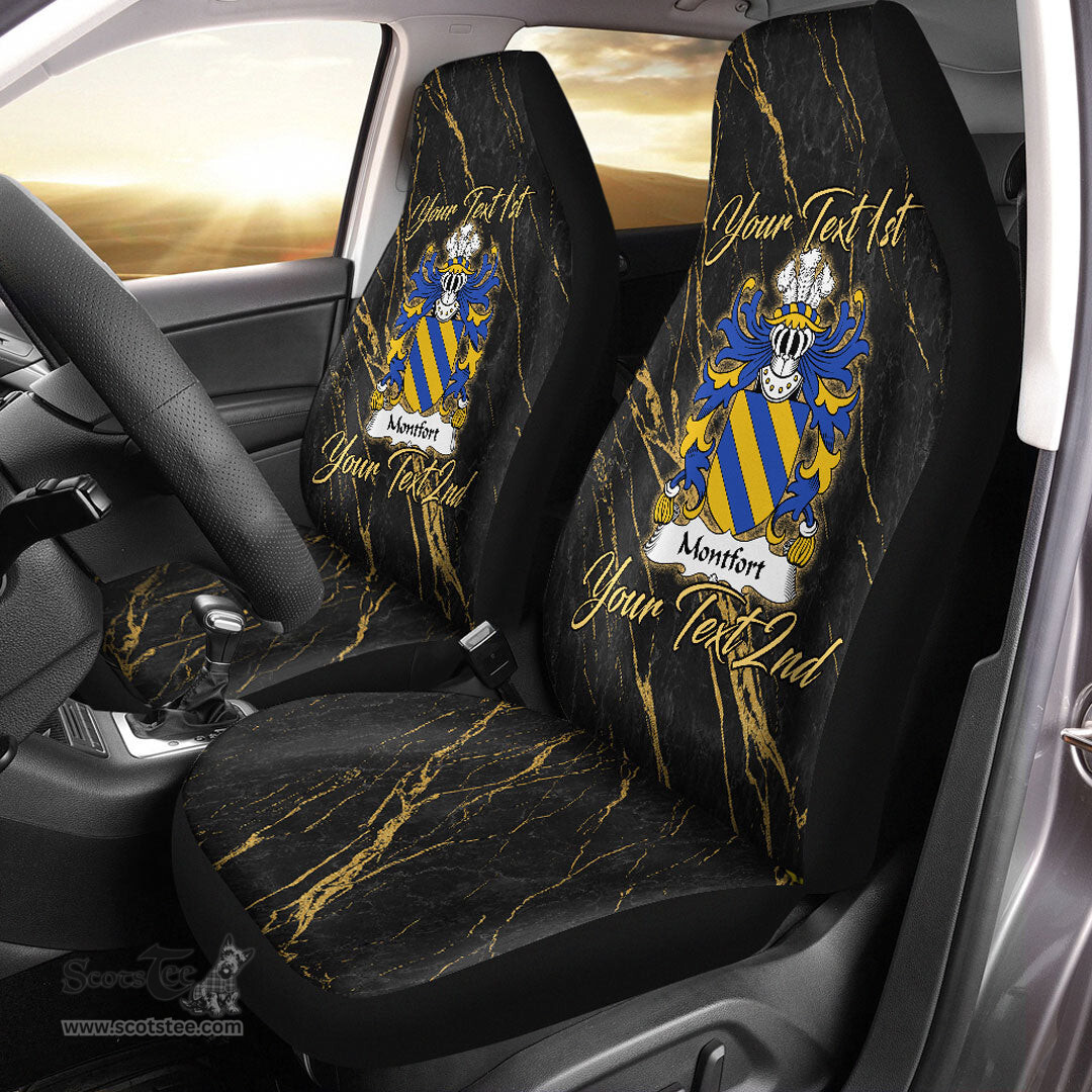 ScotsTee Shop Wales Montfort Daughter m. Llywelyn ap Gruffudd Coat of Arms Family Crest Welsh Car Seat Covers