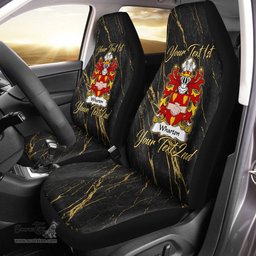 ScotsTee Shop Wales Wharton Bishop of St. Asaph Coat of Arms Family Crest Welsh Car Seat Covers