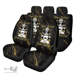 ScotsTee Shop Wales Melyn Mellyn Magnus Coat of Arms Family Crest Welsh Car Seat Covers