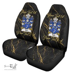 ScotsTee Shop Wales Tully Bishop of St. Davids Coat of Arms Family Crest Welsh Car Seat Covers